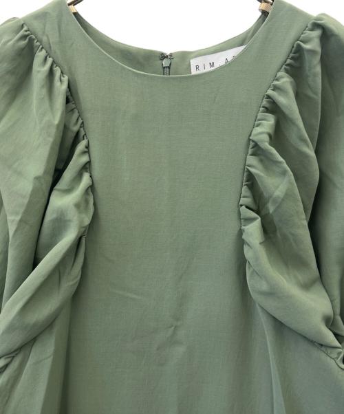 RIM.ARK（リムアーク）RIM.ARK (リムアーク) RIM.ARK 半袖ワンピース グリーン サイズ:36の古着・服飾アイテム