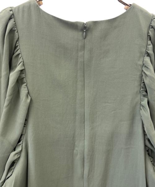 RIM.ARK（リムアーク）RIM.ARK (リムアーク) RIM.ARK 半袖ワンピース グリーン サイズ:36の古着・服飾アイテム