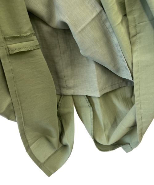 RIM.ARK（リムアーク）RIM.ARK (リムアーク) RIM.ARK 半袖ワンピース グリーン サイズ:36の古着・服飾アイテム