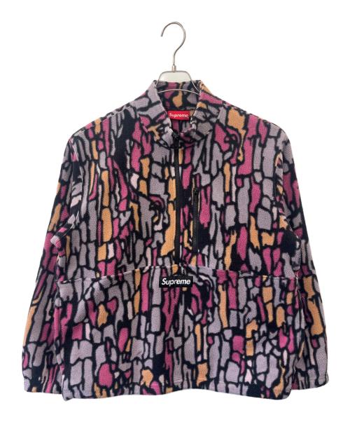 SUPREME（シュプリーム）Supreme (シュプリーム) Supreme 　Polartec Half Zip Pullover パープル×ピンク サイズ:Mediumの古着・服飾アイテム