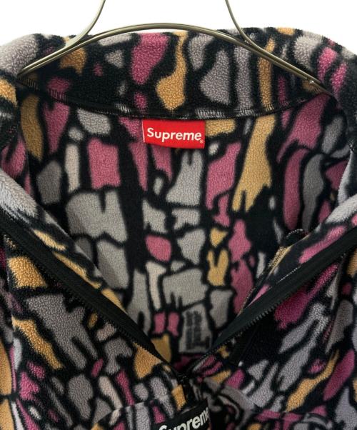 SUPREME（シュプリーム）Supreme (シュプリーム) Supreme 　Polartec Half Zip Pullover パープル×ピンク サイズ:Mediumの古着・服飾アイテム