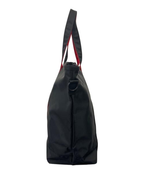 PORTER（ポーター）PORTER (ポーター) PORTER  L-FINE  2WAYナイロントートバッグ ブラック×レッドの古着・服飾アイテム
