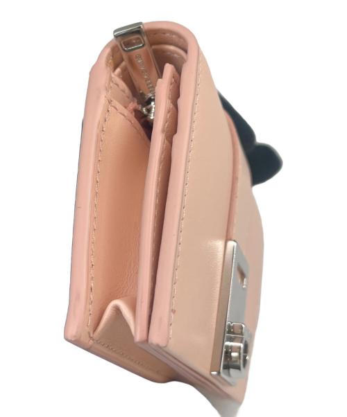 Ferragamo（フェラガモ）Ferragamo (フェラガモ) Ferragamo  ガンチーニ　2つ折り財布 ピンクの古着・服飾アイテム