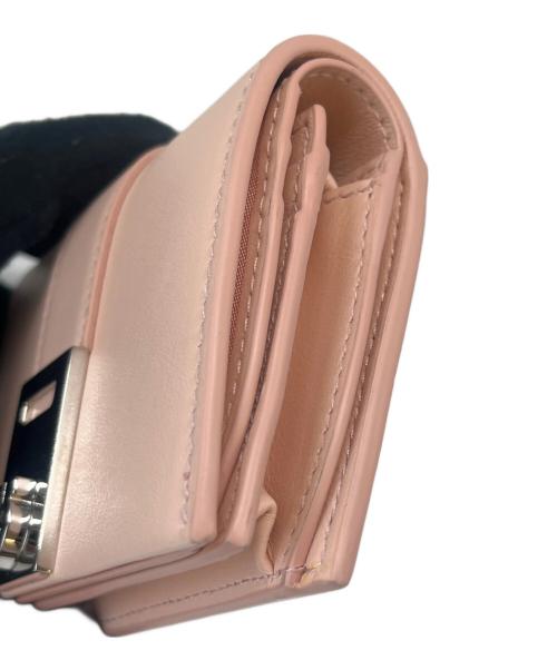 Ferragamo（フェラガモ）Ferragamo (フェラガモ) Ferragamo  ガンチーニ　2つ折り財布 ピンクの古着・服飾アイテム