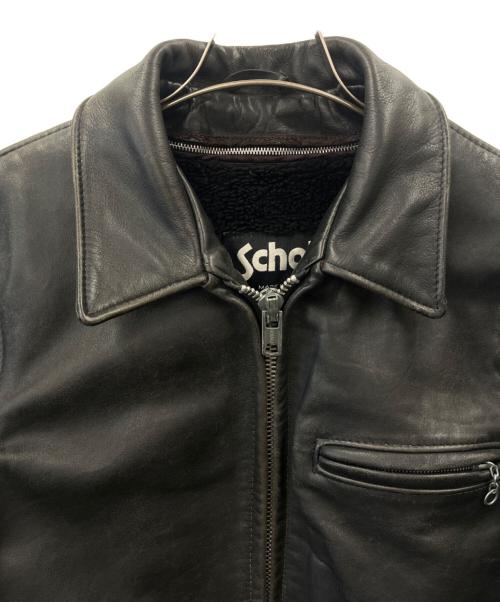 Schott（ショット）Schott (ショット) Schott　シングルライダースジャケット ブラック サイズ:34の古着・服飾アイテム