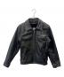 Schott（ショット）の古着「Schott　シングルライダースジャケット」｜ブラック