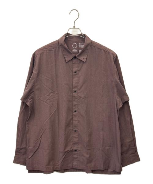 山と道（ヤマトミチ）山と道 (ヤマトミチ) 山と道　長袖シャツ ブラウン サイズ:XLの古着・服飾アイテム