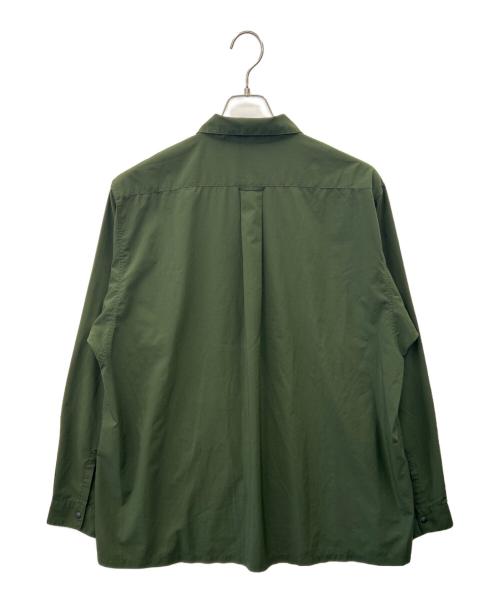 山と道（ヤマトミチ）山と道 (ヤマトミチ) 山と道　長袖シャツ グリーン サイズ:XLの古着・服飾アイテム