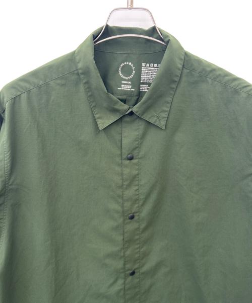 山と道（ヤマトミチ）山と道 (ヤマトミチ) 山と道　長袖シャツ グリーン サイズ:XLの古着・服飾アイテム