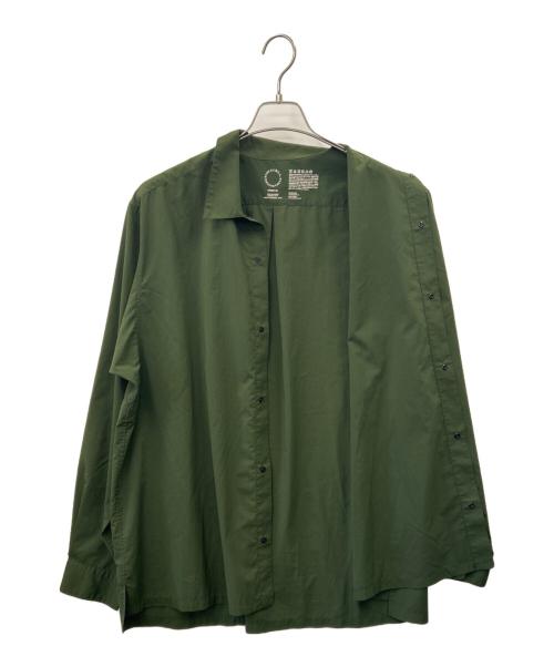 山と道（ヤマトミチ）山と道 (ヤマトミチ) 山と道　長袖シャツ グリーン サイズ:XLの古着・服飾アイテム