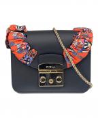 FURLAフルラ）の古着「FURLA メトロポリス チェーンショルダーバッグ」