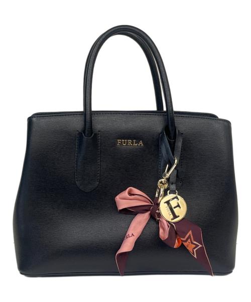 FURLA（フルラ）FURLA (フルラ) FURLA 　テッサ　2WAYバッグ ブラックの古着・服飾アイテム