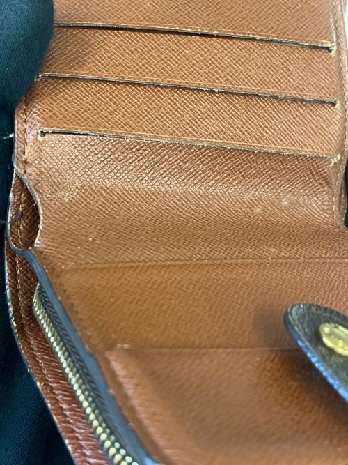 LOUIS VUITTON（ルイ ヴィトン）LOUIS VUITTON (ルイ ヴィトン) LOUIS VUITTON モノグラム　コンパクトジップ　2つ折り財布 ブラウンの古着・服飾アイテム