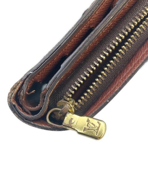 LOUIS VUITTON（ルイ ヴィトン）LOUIS VUITTON (ルイ ヴィトン) LOUIS VUITTON モノグラム　コンパクトジップ　2つ折り財布 ブラウンの古着・服飾アイテム