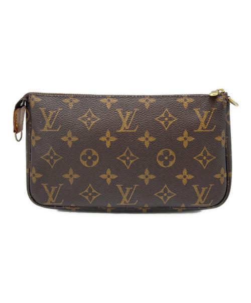 LOUIS VUITTON（ルイ ヴィトン）LOUIS VUITTON (ルイ ヴィトン) モノグラム　ポシェット・アクセソワール　ポーチ ブラウンの古着・服飾アイテム
