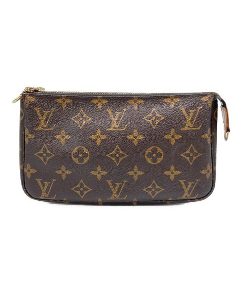 LOUIS VUITTON（ルイ ヴィトン）LOUIS VUITTON (ルイ ヴィトン) モノグラム　ポシェット・アクセソワール　ポーチ ブラウンの古着・服飾アイテム