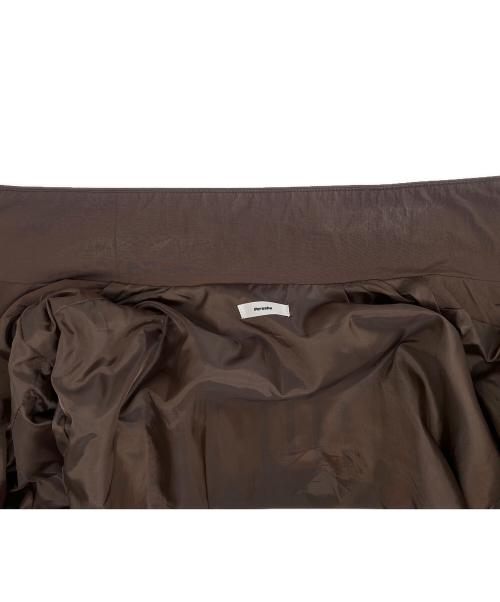 PERUSHU（ペルーシュ）Perushu (ペルーシュ) MLB (エムエルビー) Perushu× MLB ナイロンジャケット ブラウン サイズ:Mの古着・服飾アイテム