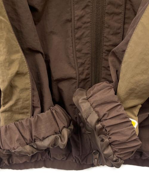 PERUSHU（ペルーシュ）Perushu (ペルーシュ) MLB (エムエルビー) Perushu× MLB ナイロンジャケット ブラウン サイズ:Mの古着・服飾アイテム