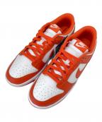 NIKEナイキ）の古着「NIKE　Dunk Low Retro BTTYS」｜ホワイト×オレンジ