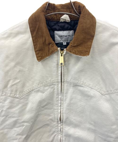 CarHartt（カーハート）CarHartt (カーハート) CarHartt 　OG SANTA FE JACKET アイボリー×ブラウン サイズ:Mの古着・服飾アイテム