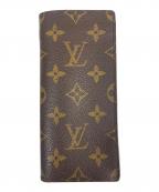 LOUIS VUITTONルイ ヴィトン）の古着「LOUIS VUITTON　モノグラム　眼鏡ケース」｜ブラウン