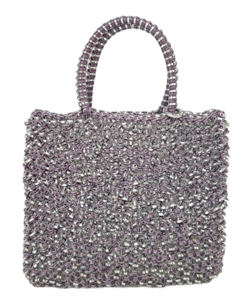 ANTEPRIMA（アンテプリマ）ANTEPRIMA (アンテプリマ) ANTEPRIMA　ミニアトゥーラ　ワイヤーバッグ ラベンダーシルバーの古着・服飾アイテム