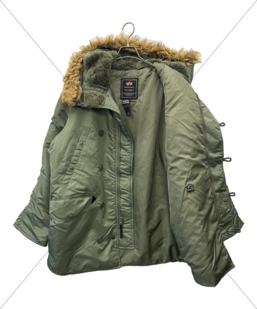 ALPHA（アルファ）ALPHA (アルファ) ALPHA　TYPE N-3B(N)　フライトジャケット グリーン サイズ:XLの古着・服飾アイテム