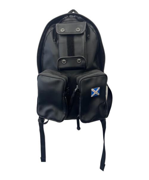 LUGGAGE LABEL（ラゲッジ レーベル）LUGGAGE LABEL (ラゲッジ レーベル) LUGGAGE LABEL　NEW LINER　リュック ブラックの古着・服飾アイテム