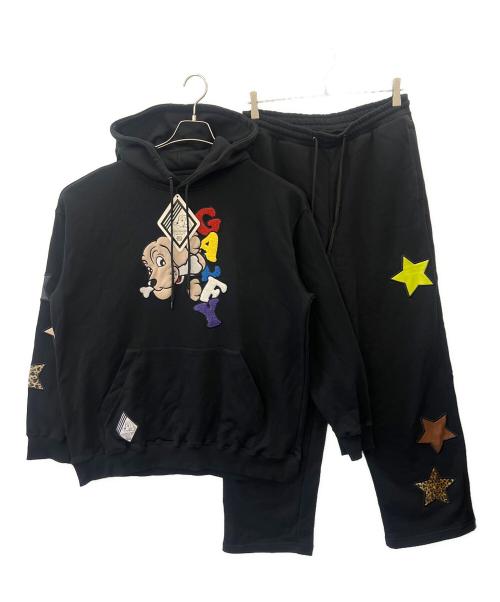 GALFY（ガルフィー）GALFY (ガルフィー) GALFY　星のお犬様SET UP ブラック サイズ:Lの古着・服飾アイテム