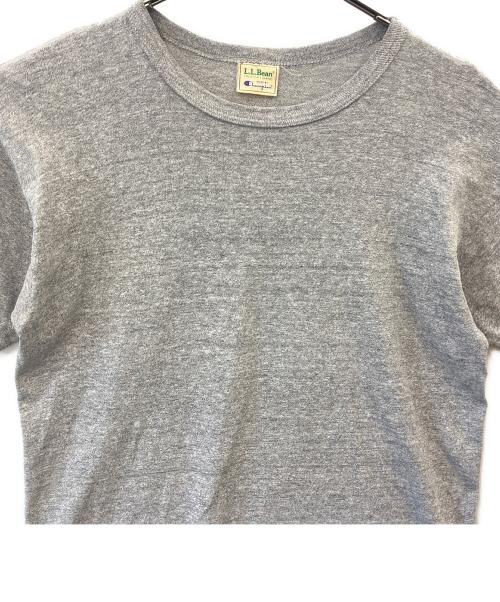 L.L.Bean（エルエルビーン）L.L.Bean (エルエルビーン) Champion (チャンピオン) L.L.Bean × Champion  80s Tシャツ グレー サイズ:MEDIUMの古着・服飾アイテム