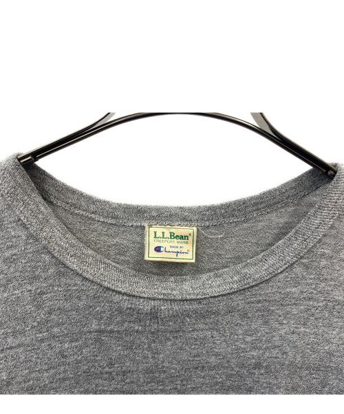 L.L.Bean（エルエルビーン）L.L.Bean (エルエルビーン) Champion (チャンピオン) L.L.Bean × Champion  80s Tシャツ グレー サイズ:MEDIUMの古着・服飾アイテム