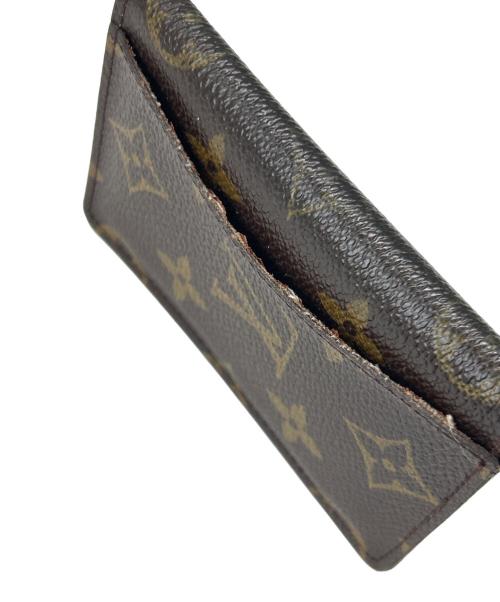 LOUIS VUITTON（ルイ ヴィトン）LOUIS VUITTON (ルイ ヴィトン) オーガナイザー・ドゥ・ポッシュ　モノグラム　名刺入れ ブラウンの古着・服飾アイテム