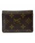 LOUIS VUITTON（ルイ ヴィトン）の古着「オーガナイザー・ドゥ・ポッシュ　モノグラム　名刺入れ」｜ブラウン