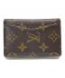 LOUIS VUITTON (ルイ ヴィトン) オーガナイザー・ドゥ・ポッシュ　モノグラム　名刺入れ ブラウン：8000円