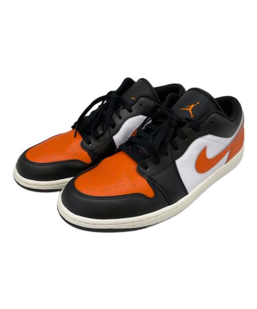 NIKE（ナイキ）NIKE (ナイキ) NIKE　AIR JORDAN1 LOW　スニーカー ブラック×オレンジ サイズ:30.5の古着・服飾アイテム