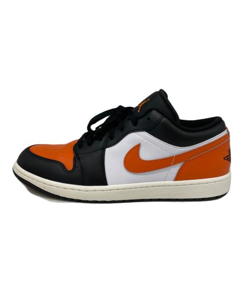 NIKE（ナイキ）NIKE (ナイキ) NIKE　AIR JORDAN1 LOW　スニーカー ブラック×オレンジ サイズ:30.5の古着・服飾アイテム