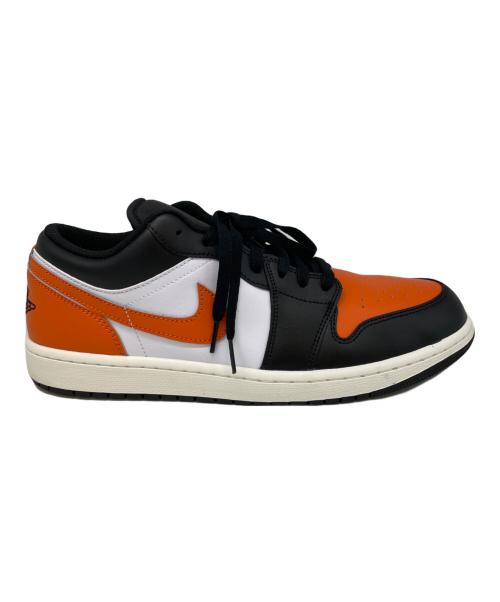 NIKE（ナイキ）NIKE (ナイキ) NIKE　AIR JORDAN1 LOW　スニーカー ブラック×オレンジ サイズ:30.5の古着・服飾アイテム