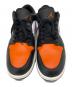 NIKE (ナイキ) NIKE　AIR JORDAN1 LOW　スニーカー ブラック×オレンジ サイズ:30.5：10000円