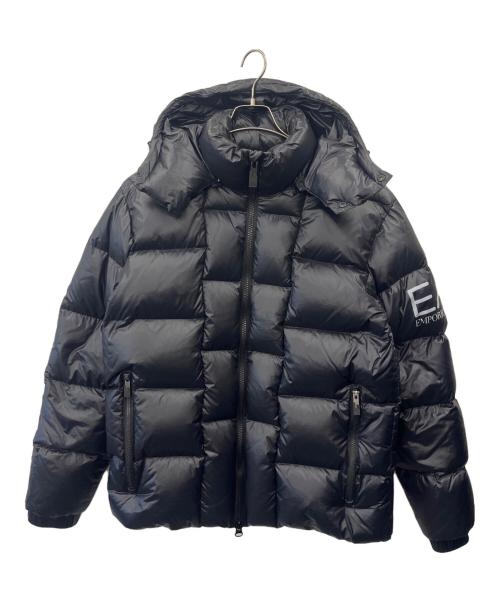 EA7（イーエーセブン）EA7 (イーエーセブン) EA7 ダウンジャケット ブラック サイズ:USA XLの古着・服飾アイテム