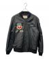 AVIREX（アヴィレックス）の古着「AVIREX 　40th ANNIV LEATHER MA-1 STREAK EAGLE 　MA-1レザージャケット」｜ブラック