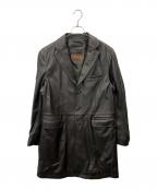 BALMAINバルマン）の古着「BALMAIN　レザージャケット」｜ブラウン