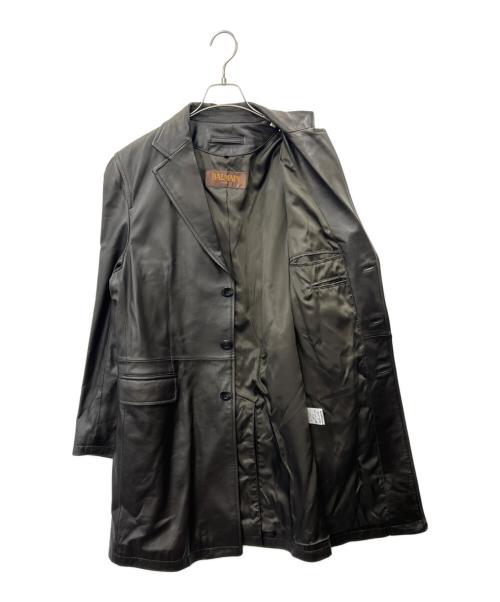BALMAIN（バルマン）BALMAIN (バルマン) BALMAIN　レザージャケット ブラウン サイズ:Lの古着・服飾アイテム