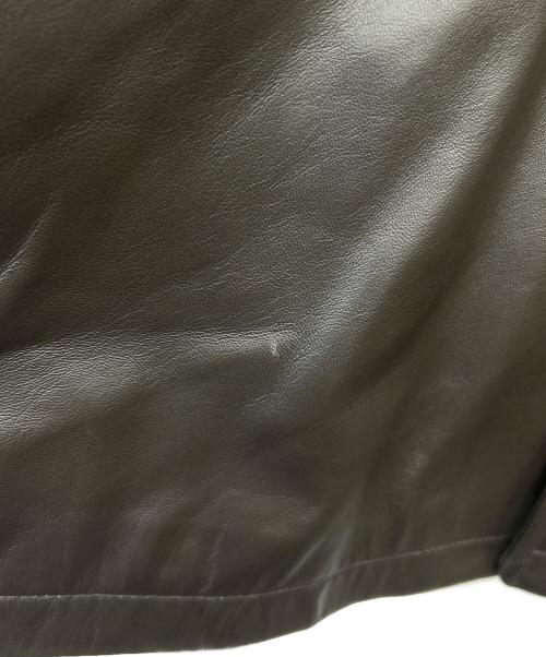 BALMAIN（バルマン）BALMAIN (バルマン) BALMAIN　レザージャケット ブラウン サイズ:Lの古着・服飾アイテム