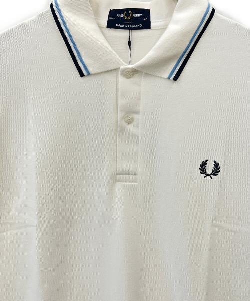 FRED PERRY（フレッドペリー）FRED PERRY (フレッドペリー) FRED PERRY　ポロシャツ ホワイト サイズ:44 未使用品の古着・服飾アイテム