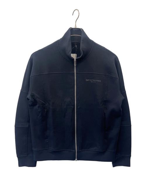 EMPORIO ARMANI（エンポリオアルマーニ）EMPORIO ARMANI (エンポリオアルマーニ) EMPORIO ARMANI　ジップブルゾン ブラック サイズ:USA XLの古着・服飾アイテム