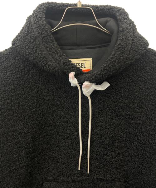 DIESEL（ディーゼル）DIESEL (ディーゼル) DIESEL　ボアパーカー ブラック サイズ:Lの古着・服飾アイテム