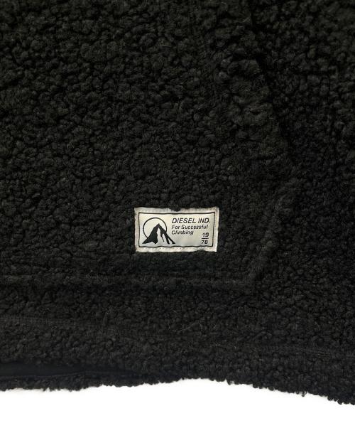 DIESEL（ディーゼル）DIESEL (ディーゼル) DIESEL　ボアパーカー ブラック サイズ:Lの古着・服飾アイテム