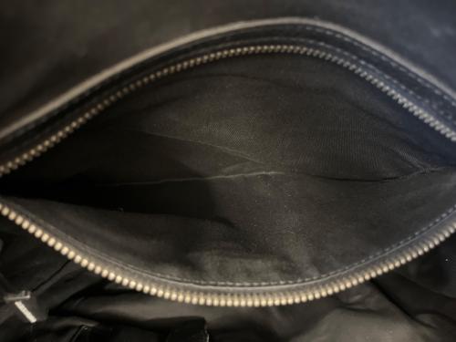 DOLCE & GABBANA（ドルチェ＆ガッバーナ）DOLCE & GABBANA (ドルチェ＆ガッバーナ) DOLCE & GABBANA　レザートートバッグ ブラックの古着・服飾アイテム