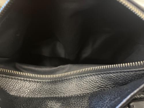 DOLCE & GABBANA（ドルチェ＆ガッバーナ）DOLCE & GABBANA (ドルチェ＆ガッバーナ) DOLCE & GABBANA　レザートートバッグ ブラックの古着・服飾アイテム