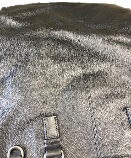 DOLCE & GABBANA（ドルチェ＆ガッバーナ）DOLCE & GABBANA (ドルチェ＆ガッバーナ) DOLCE & GABBANA　レザートートバッグ ブラックの古着・服飾アイテム